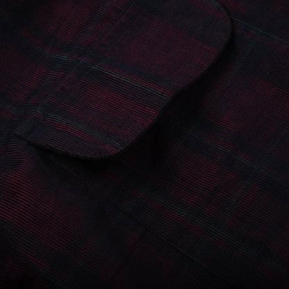 MONITALY 50's LS MILANO SHIRT - MAROON PLAID