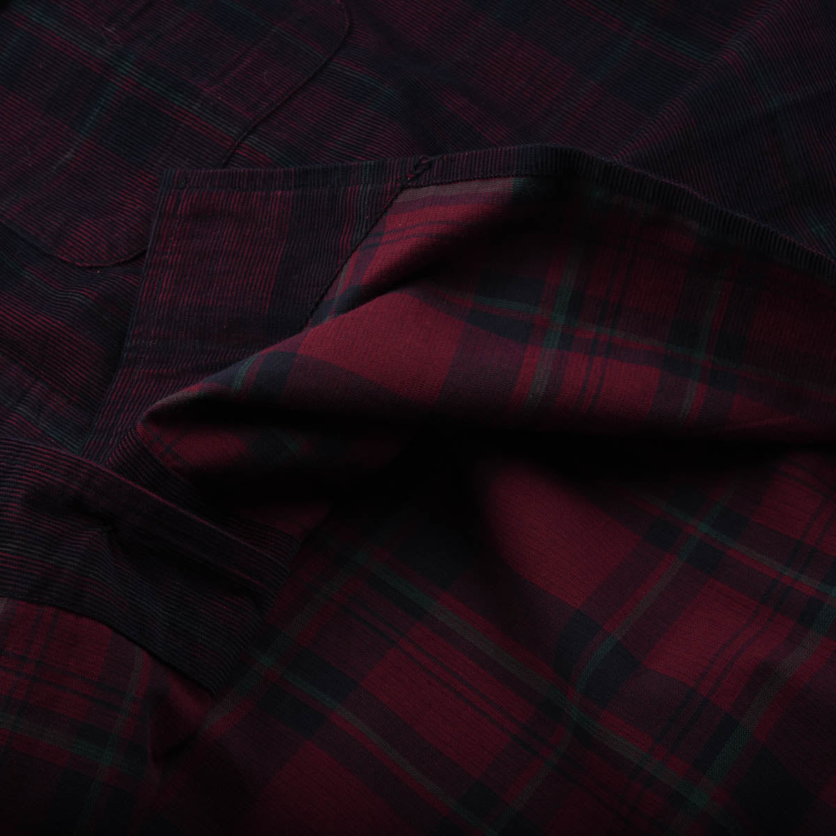 MONITALY 50's LS MILANO SHIRT - MAROON PLAID