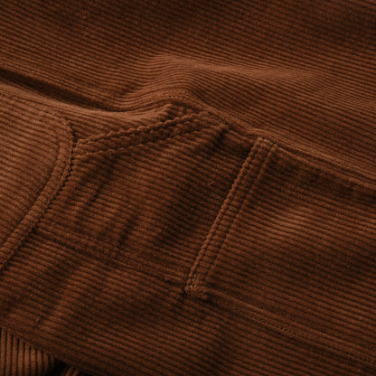 MONITALY DROP CROTCH PAINTER PANTS - CHESTNUT CORDUROY