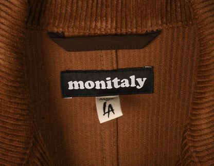 MONITALY CORDUROY HARVESTER JACKET - CHESTNUT