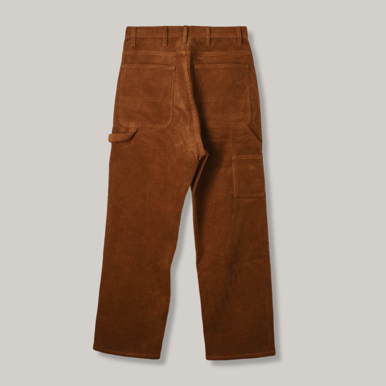 MONITALY DROP CROTCH PAINTER PANTS - CHESTNUT CORDUROY