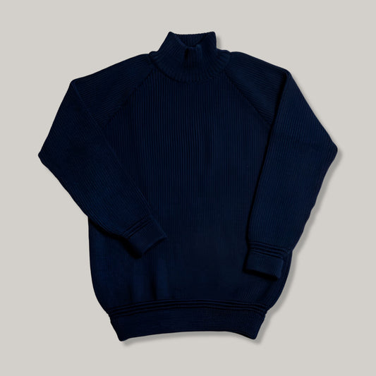 HEIMAT MERINO RAGLAN SWEATER - INK