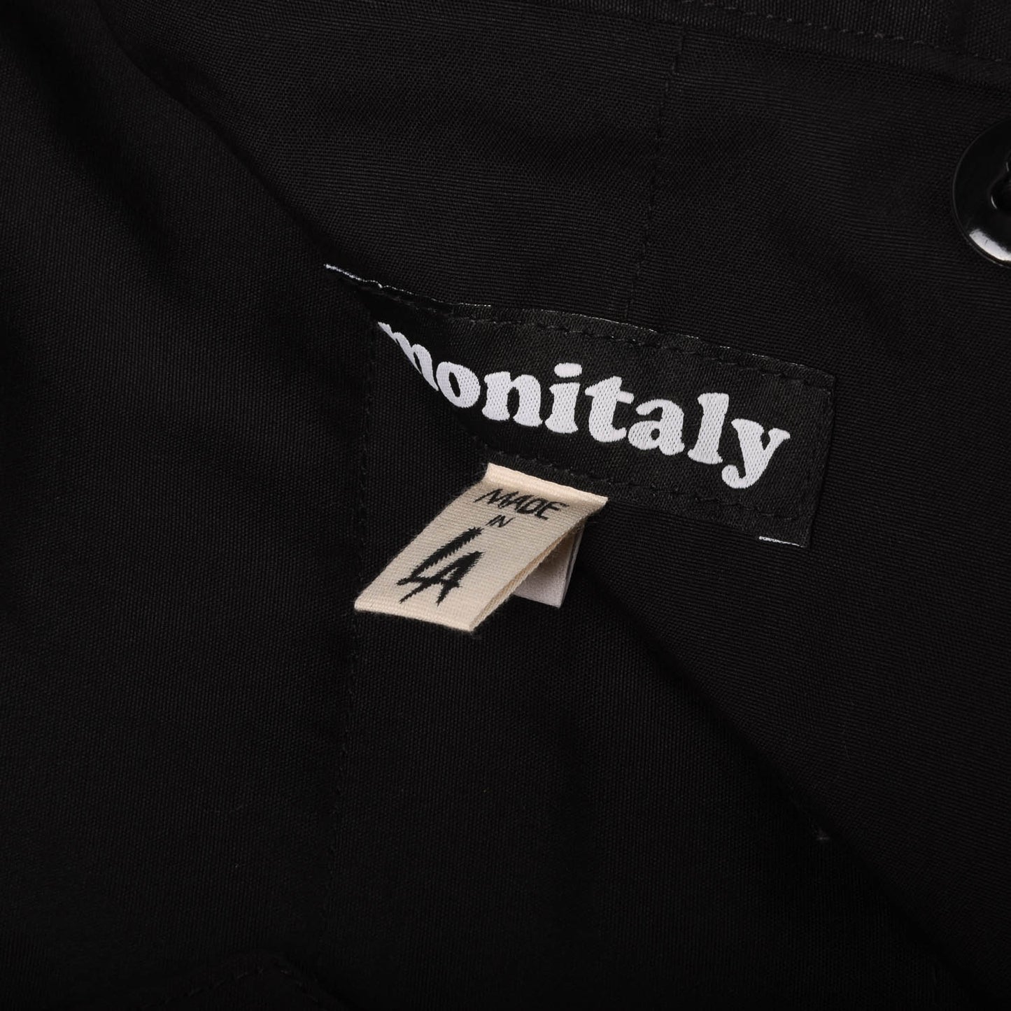 MONITALY TRIPLE TUCK WIDE PANTS - VANCLOTH OXFORD BLACK