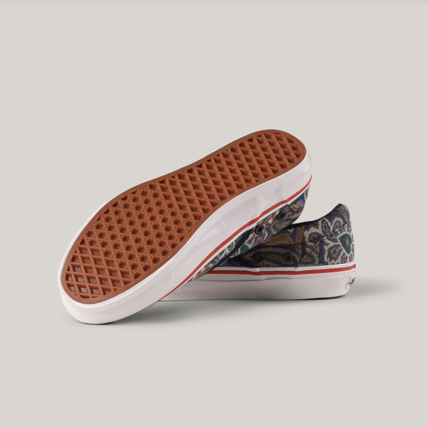 VANS VAULT X NIGEL CABOURN OOG CLASSIC SLIP-ON LX - PAISLEY VINTAGE BLUE