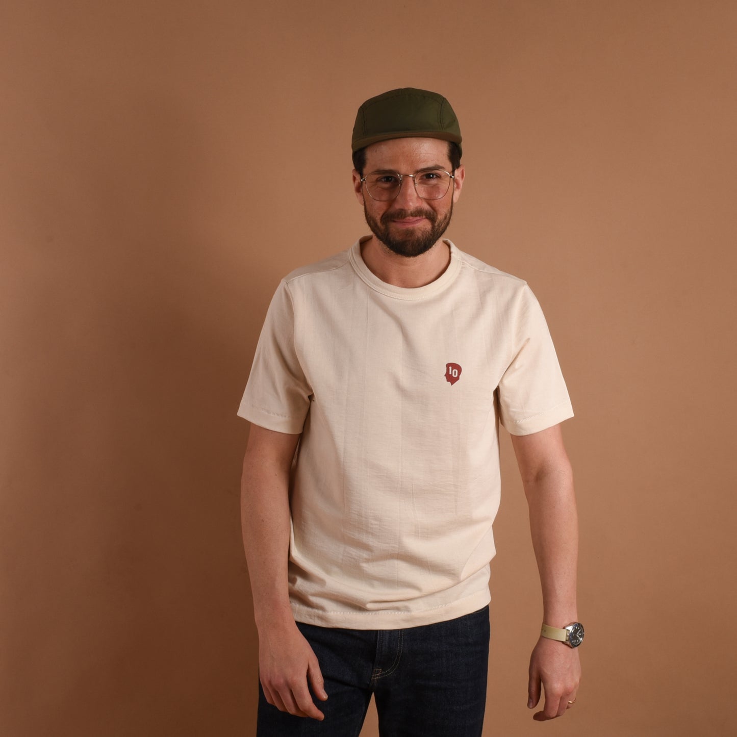 PP BARBERS x MERZ B SCHWANEN 10 YEAR ANNIVERSARY TEE - NATURAL