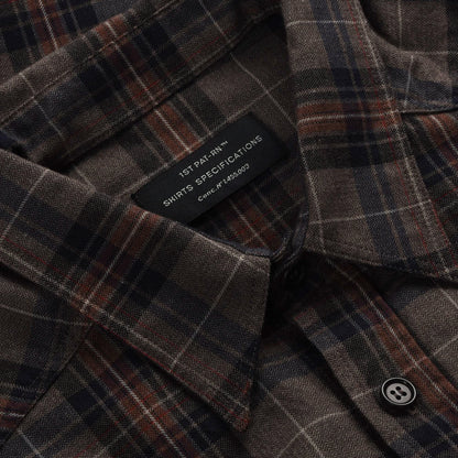 1ST PAT-RN SHEPARD SHIRT - BROWN CHECK