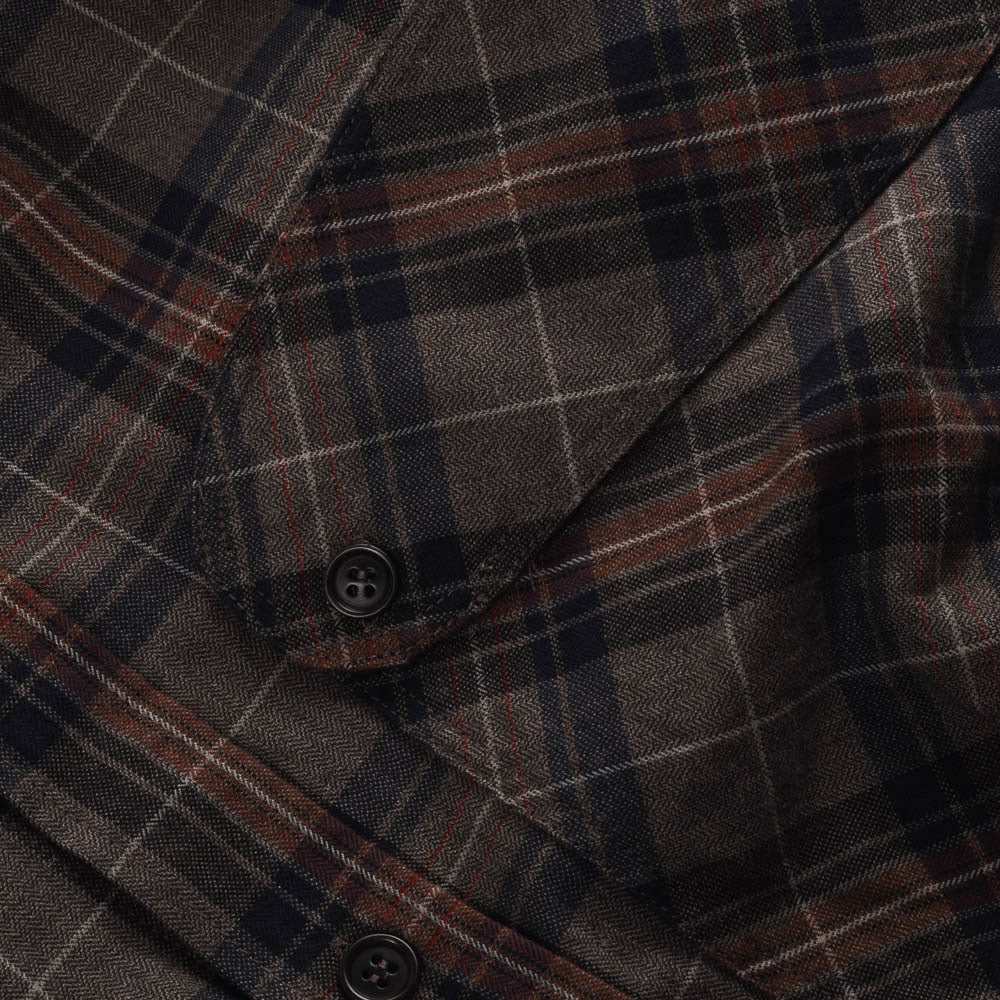 1ST PAT-RN SHEPARD SHIRT - BROWN CHECK