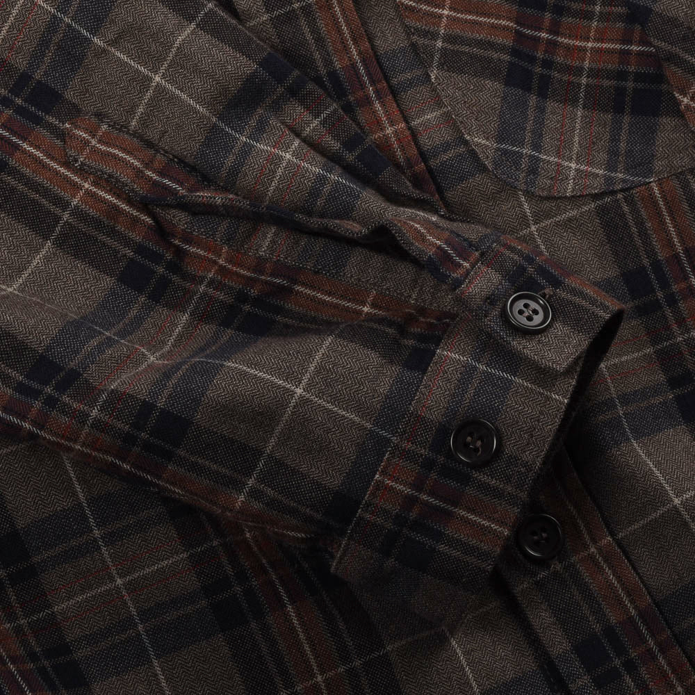 1ST PAT-RN SHEPARD SHIRT - BROWN CHECK