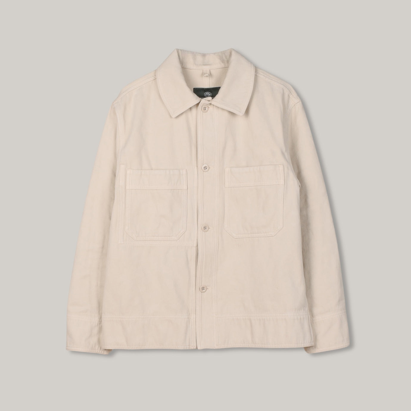 PPHH x KNICKERBOCKER NYC MOLESKIN TRAVAILLER OVERSHIRT - NATURAL