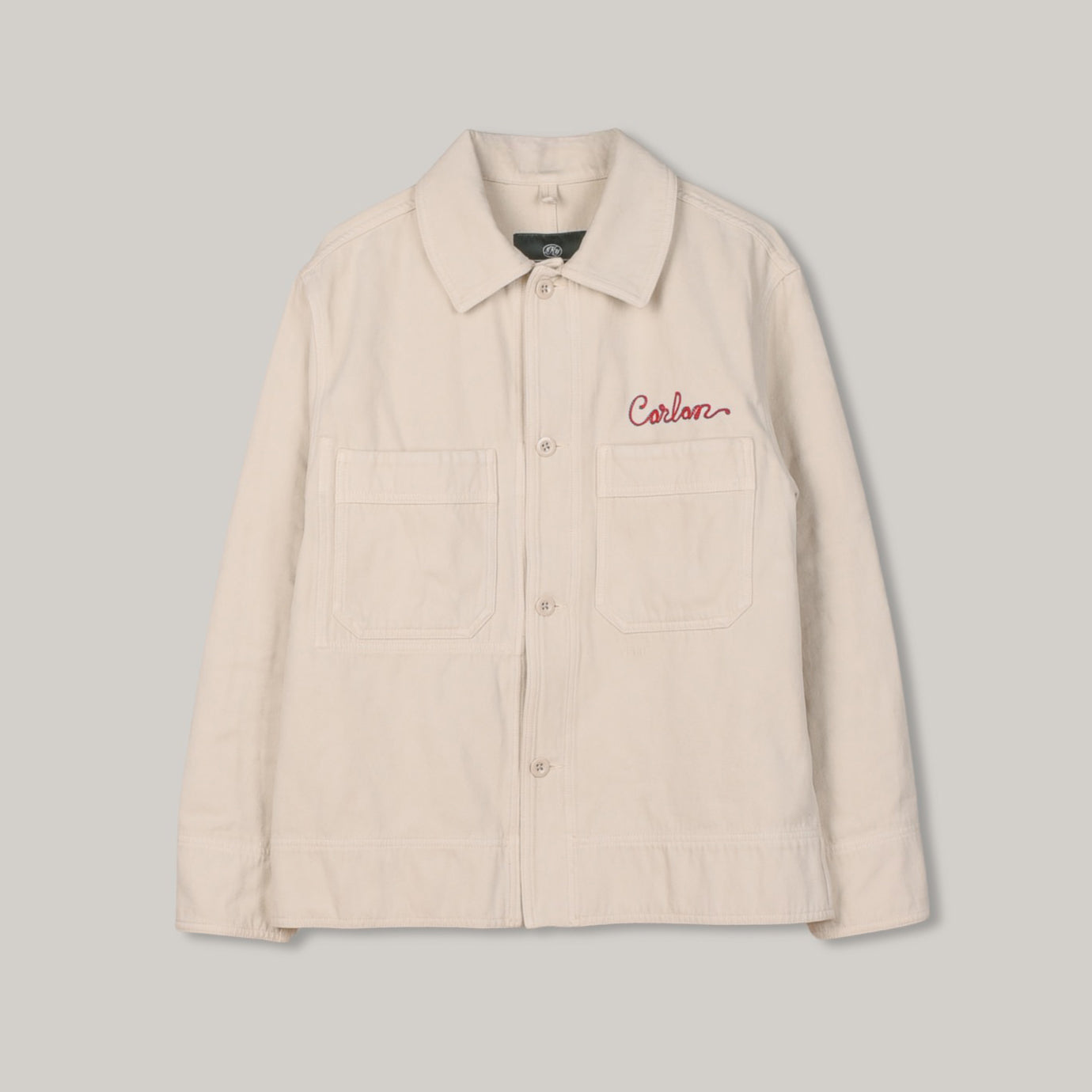 PPHH x KNICKERBOCKER NYC MOLESKIN TRAVAILLER OVERSHIRT - NATURAL