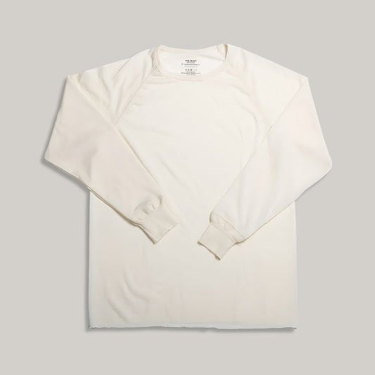 HEIMAT MERINO RAGLAN LONG SLEEVE - SEASHELL