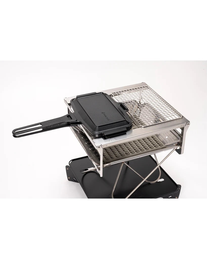 SNOW PEAK STAINLESS FIREPLACE GRILL PRO. L