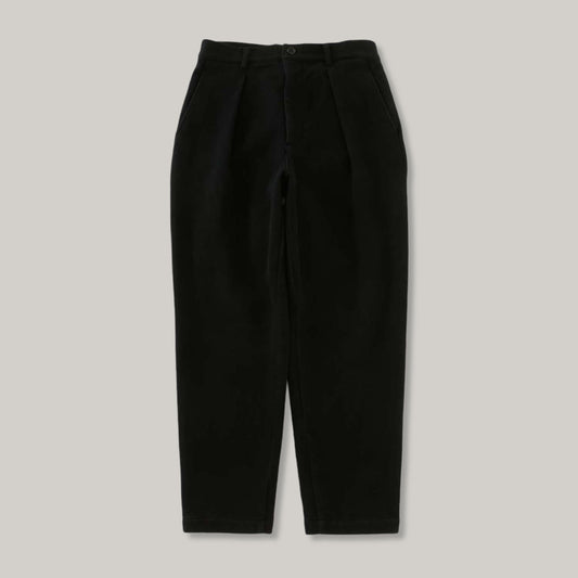 BLUE BLUE JAPAN DOUBLECLOTH SASHIKO TROUSERS - BLACK