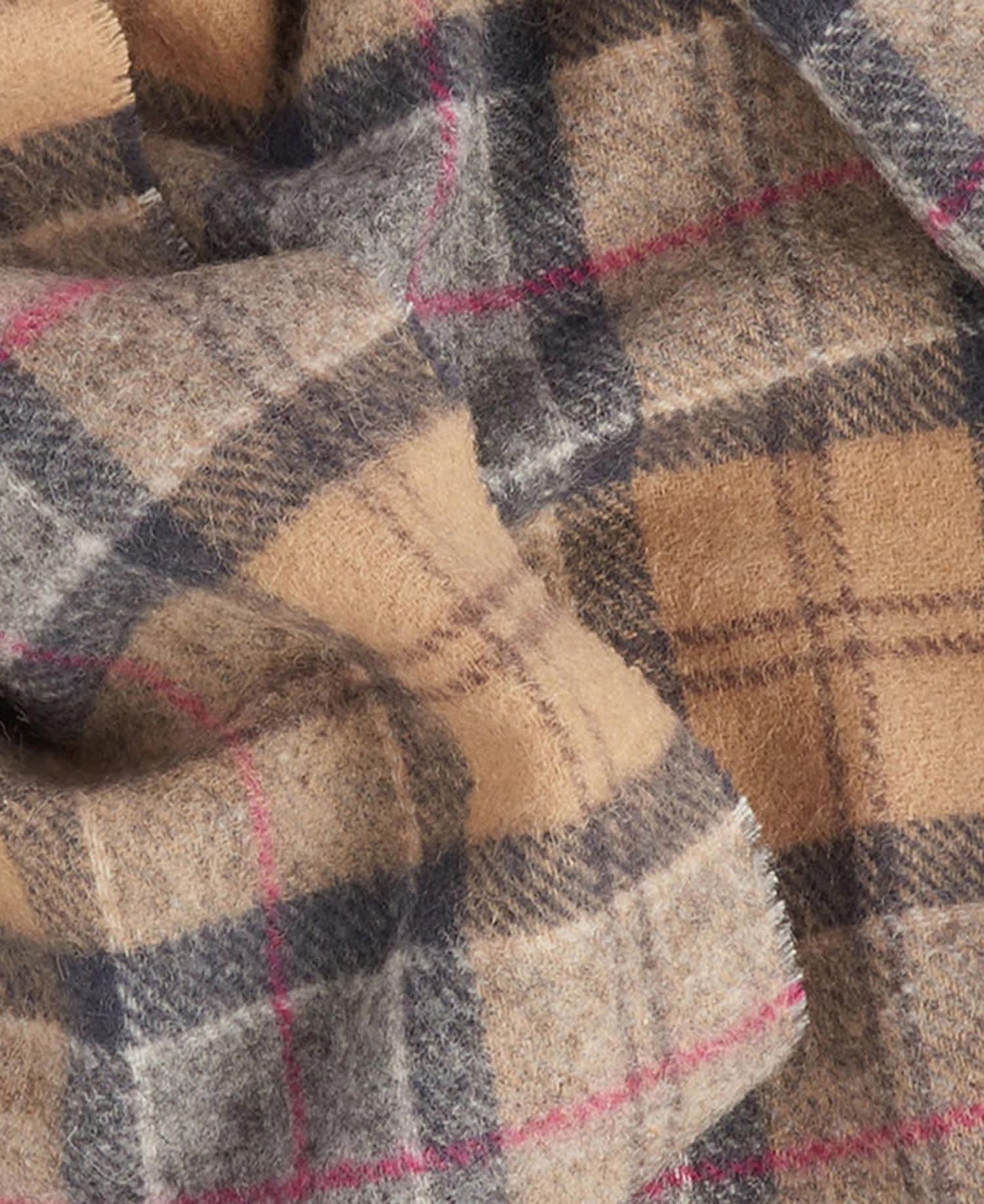 BARBOUR TARTAN LAMBSWOOL SCARF - DRESS