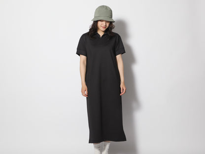 SNOW PEAK WOMEN'S QUICK DRY SWEATSHIRT DRESS - BLACK