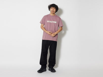 SNOW PEAK LAND STATION T-SHIRT - PINK