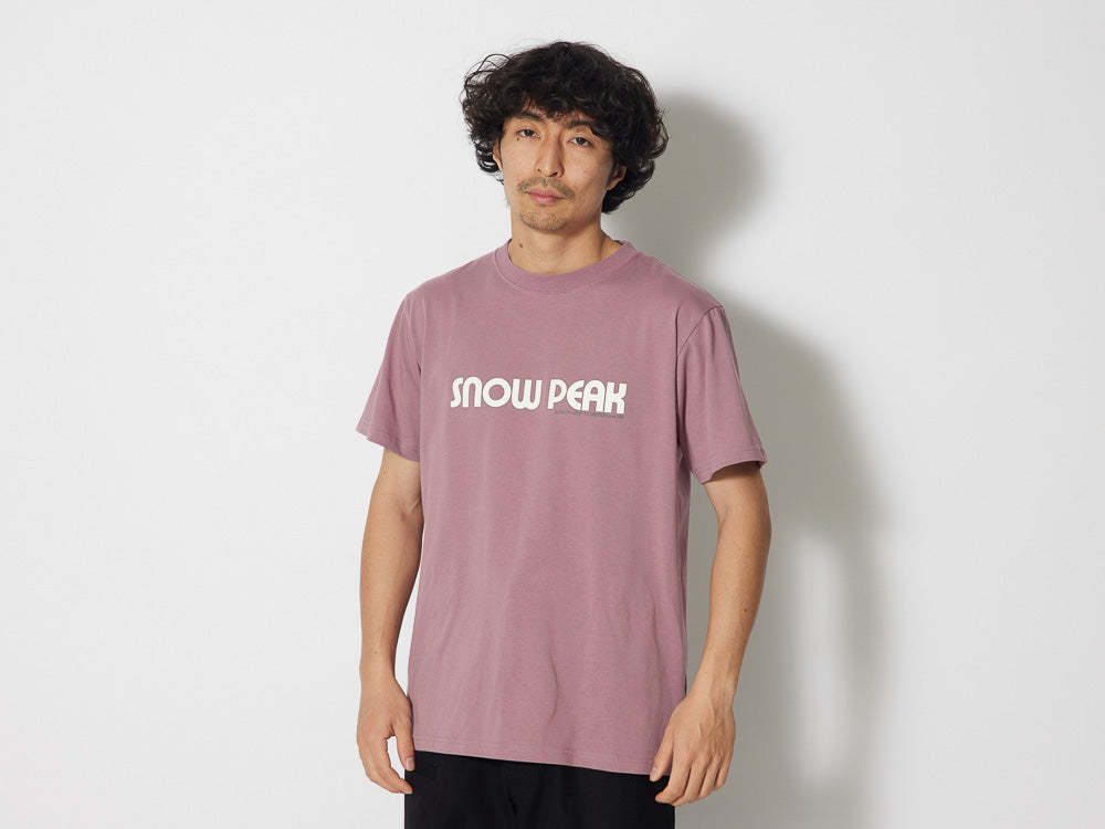 SNOW PEAK LAND STATION T-SHIRT - PINK