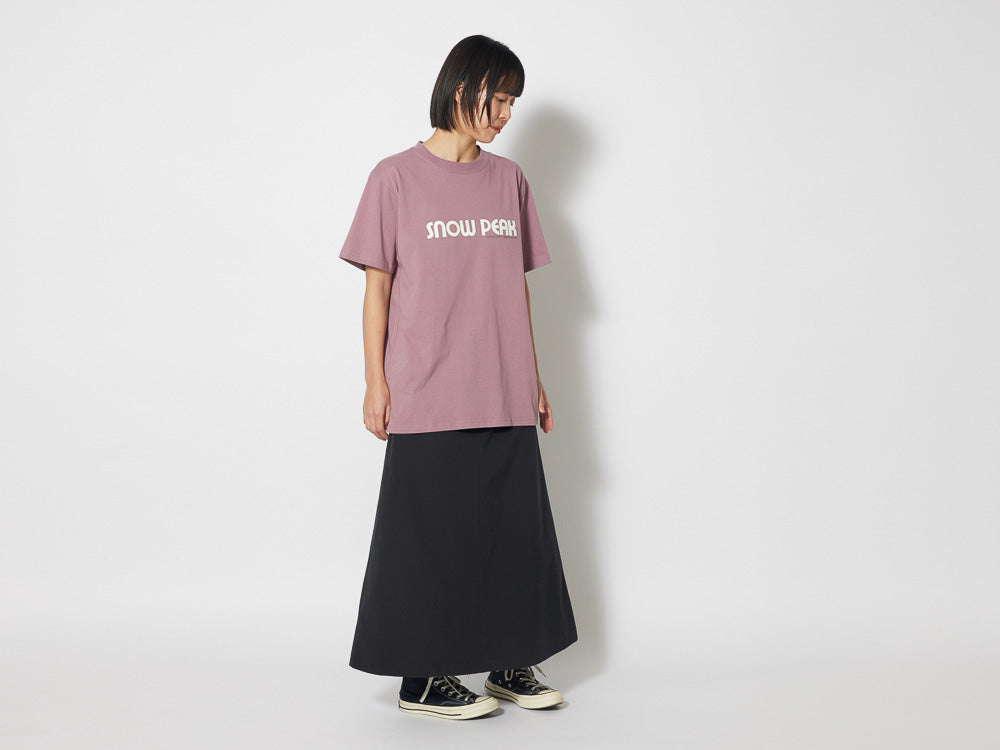 SNOW PEAK LAND STATION T-SHIRT - PINK