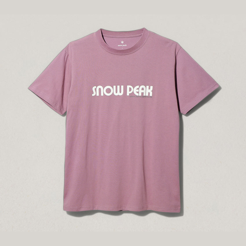 SNOW PEAK LAND STATION T-SHIRT - PINK