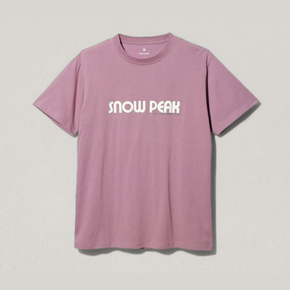 SNOW PEAK LAND STATION T-SHIRT - PINK