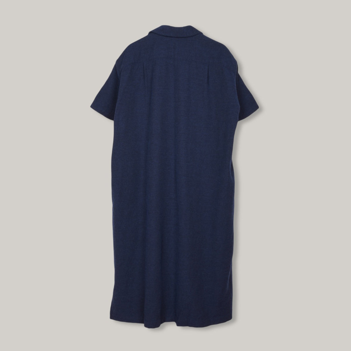 TS(S) ROUND FLAP POCKET SHORT SLEEVE SHIRT DRESS - NAVY