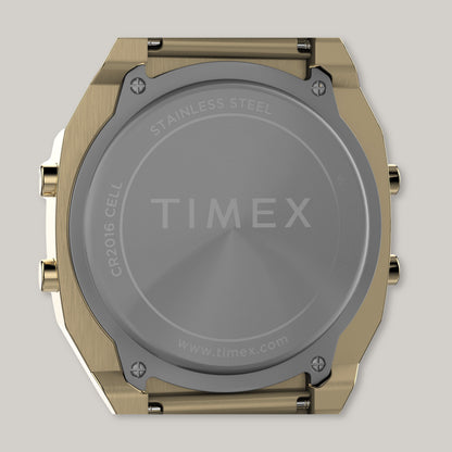 TIMEX T80 36MM STAINLESS STEEL BRACELET - GOLD TONE