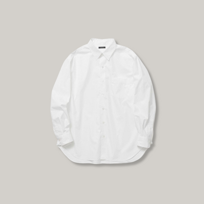 LENO STANDARD SHIRT - WHITE