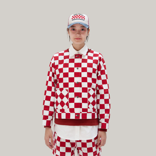 W'MENSWEAR MOHOM SHIRT - RED CHECK