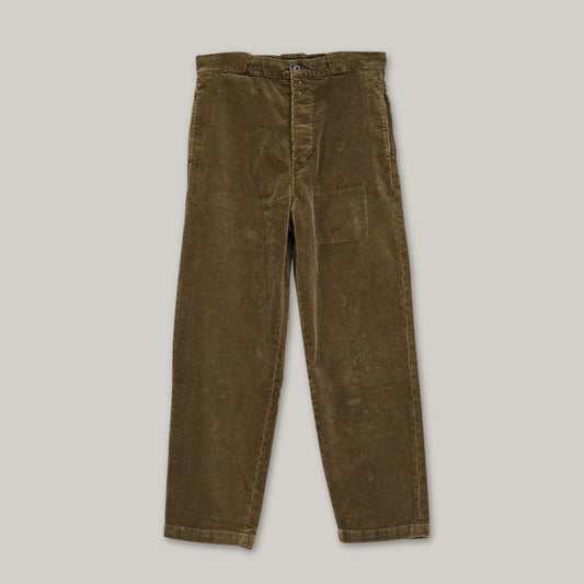 NIGEL CABOURN P-52 NEW WORK PANT REPAIR CORDUROY - KHAKI