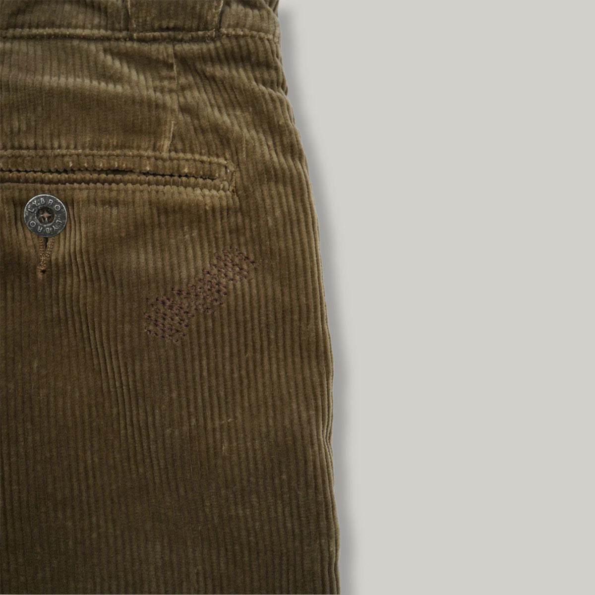 NIGEL CABOURN P-52 NEW WORK PANT REPAIR CORDUROY - KHAKI