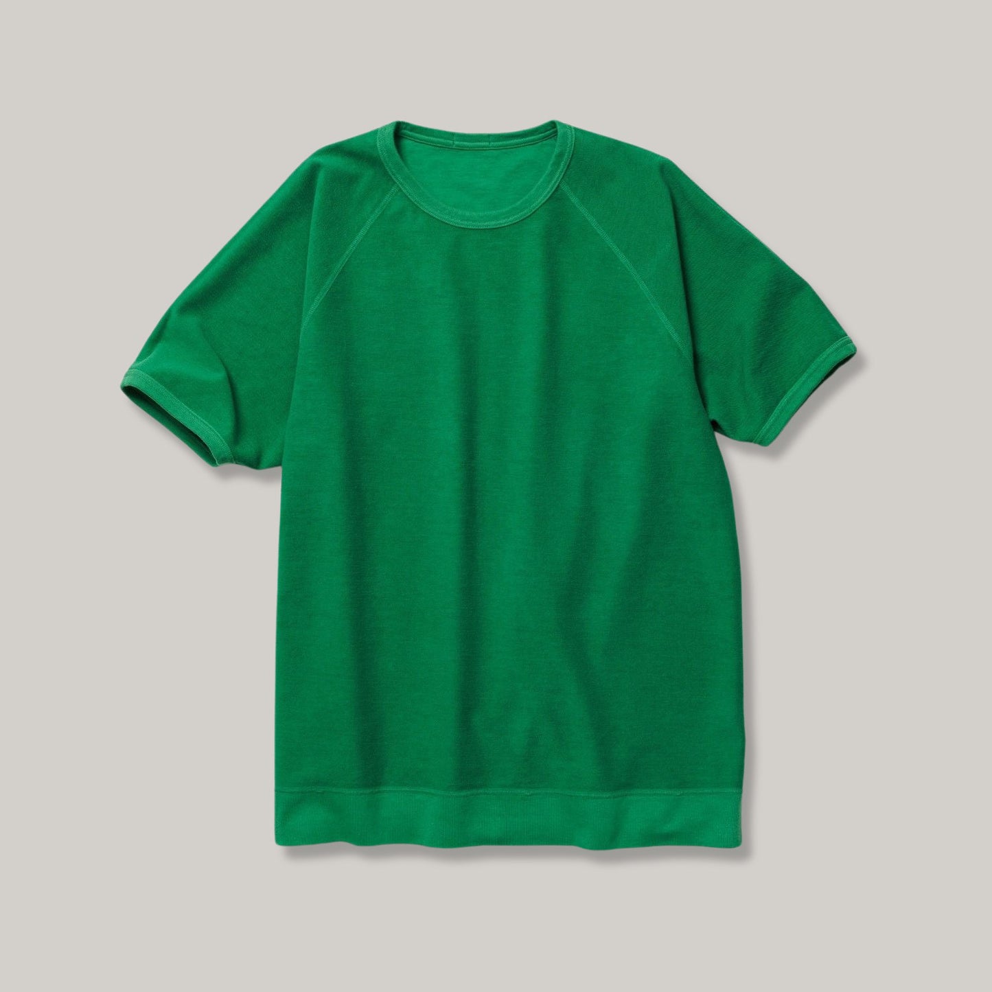 LENO FREEDOM SLEEVE SWEAT T-SHIRT - GREEN