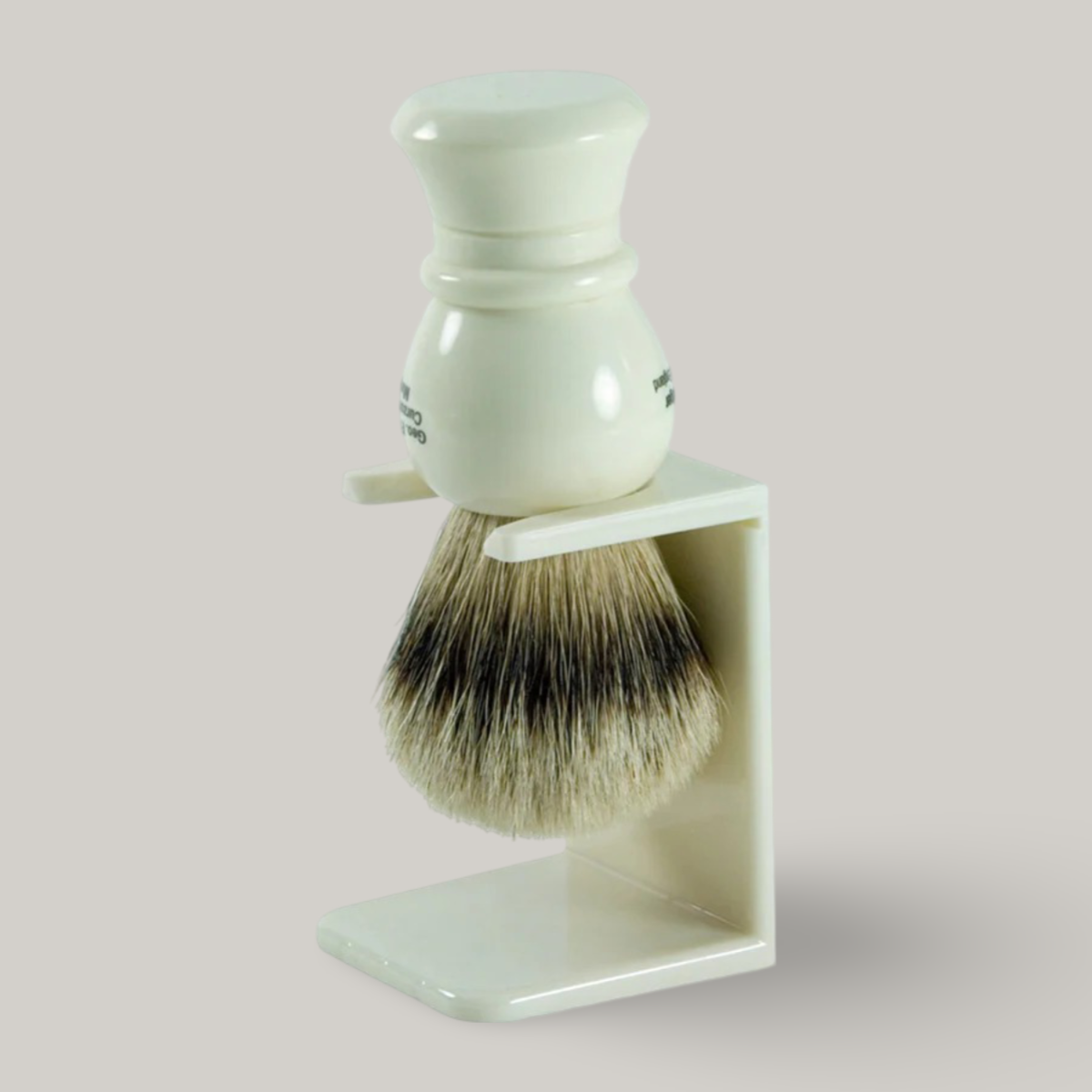 GEO F. TRUMPER IVORY SHAVING BRUSH STAND