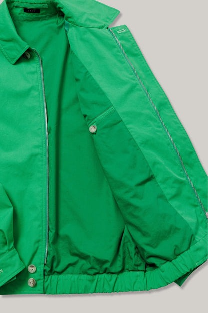 LENO HARRINGTON JACKET - GREEN