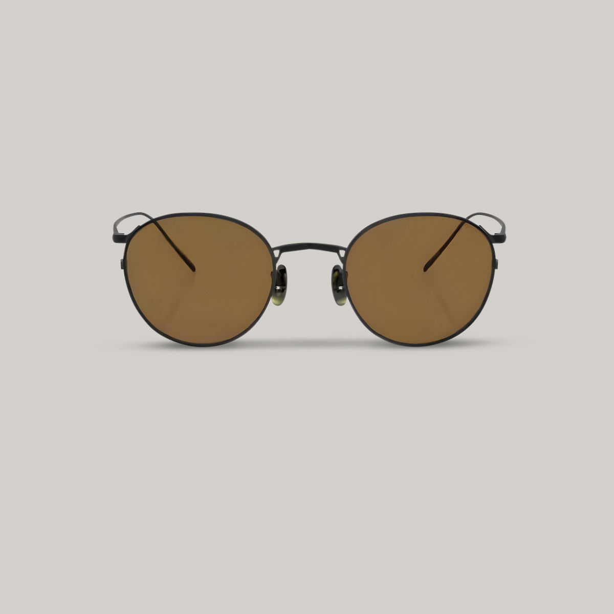 OLIVER PEOPLES G. PONTI4 MATTE BLACK W/ TRUE BROWN