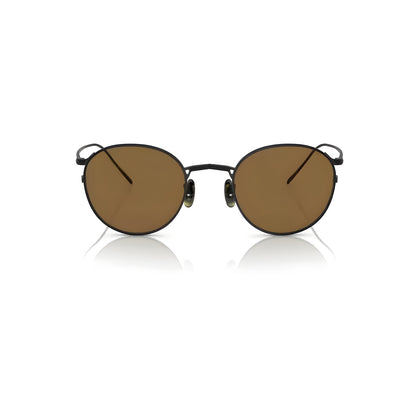 OLIVER PEOPLES G. PONTI4 MATTE BLACK W/ TRUE BROWN