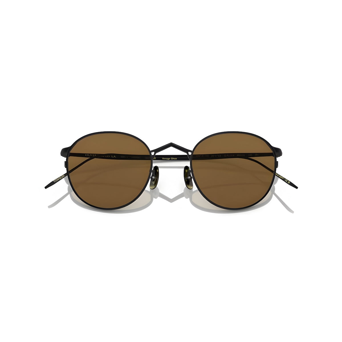 OLIVER PEOPLES G. PONTI4 MATTE BLACK W/ TRUE BROWN