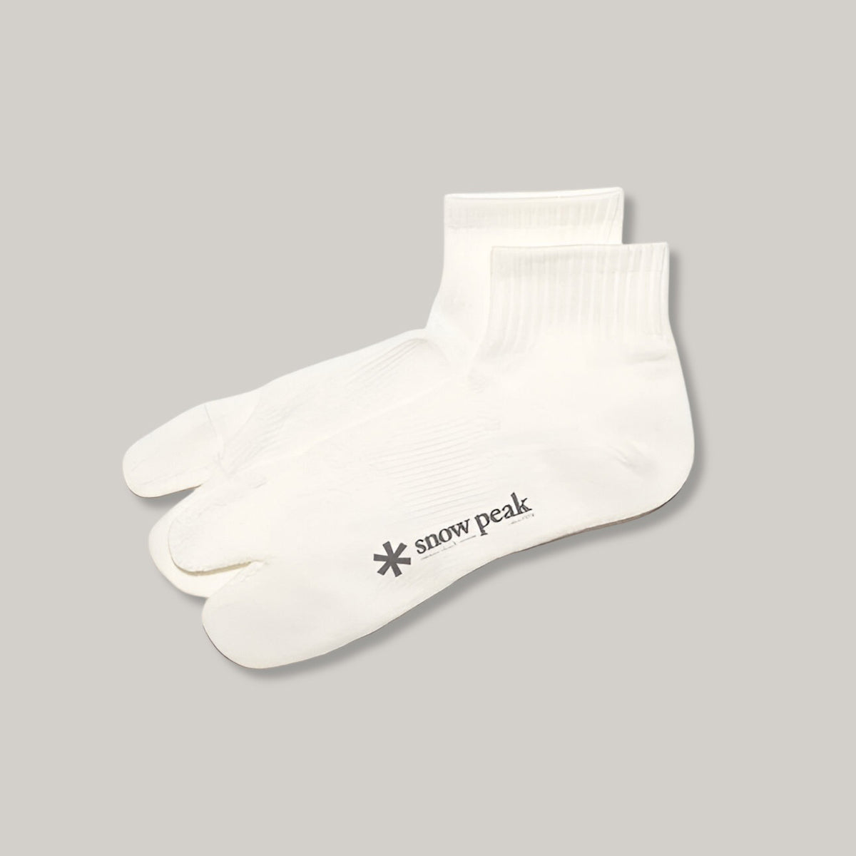 SNOW PEAK MID TABI SOCKS - WHITE