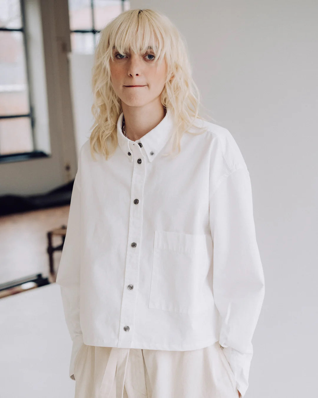 GIRLS OF DUST CUBIC SHIRT - MILK