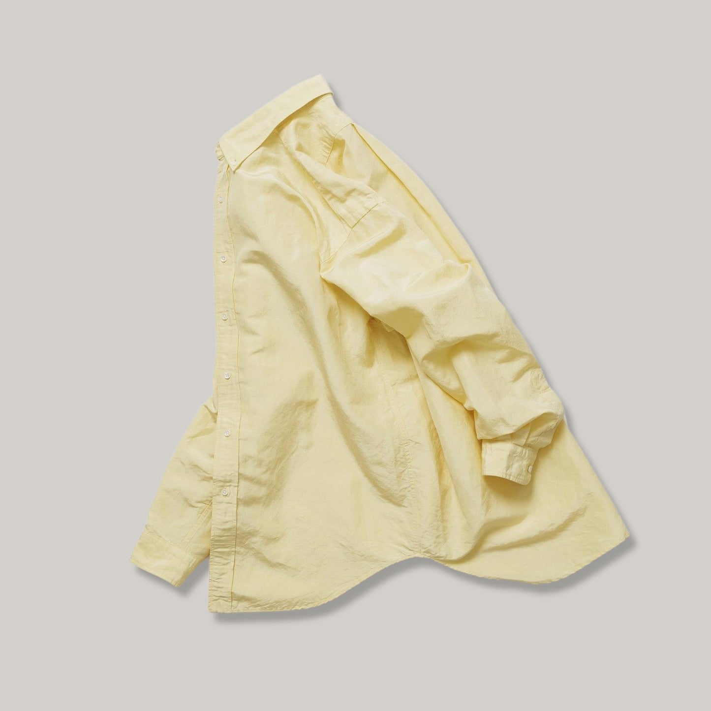 LENO BUTTON DOWN SHIRT - YELLOW