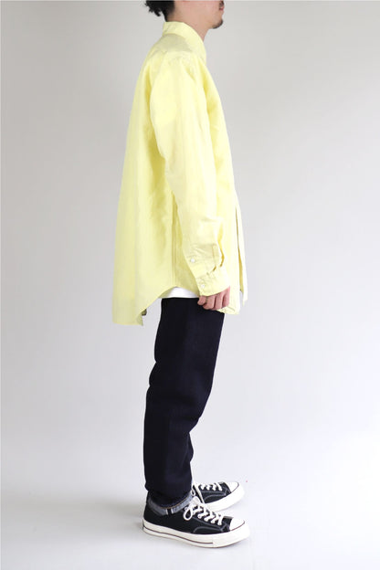 LENO BUTTON DOWN SHIRT - YELLOW