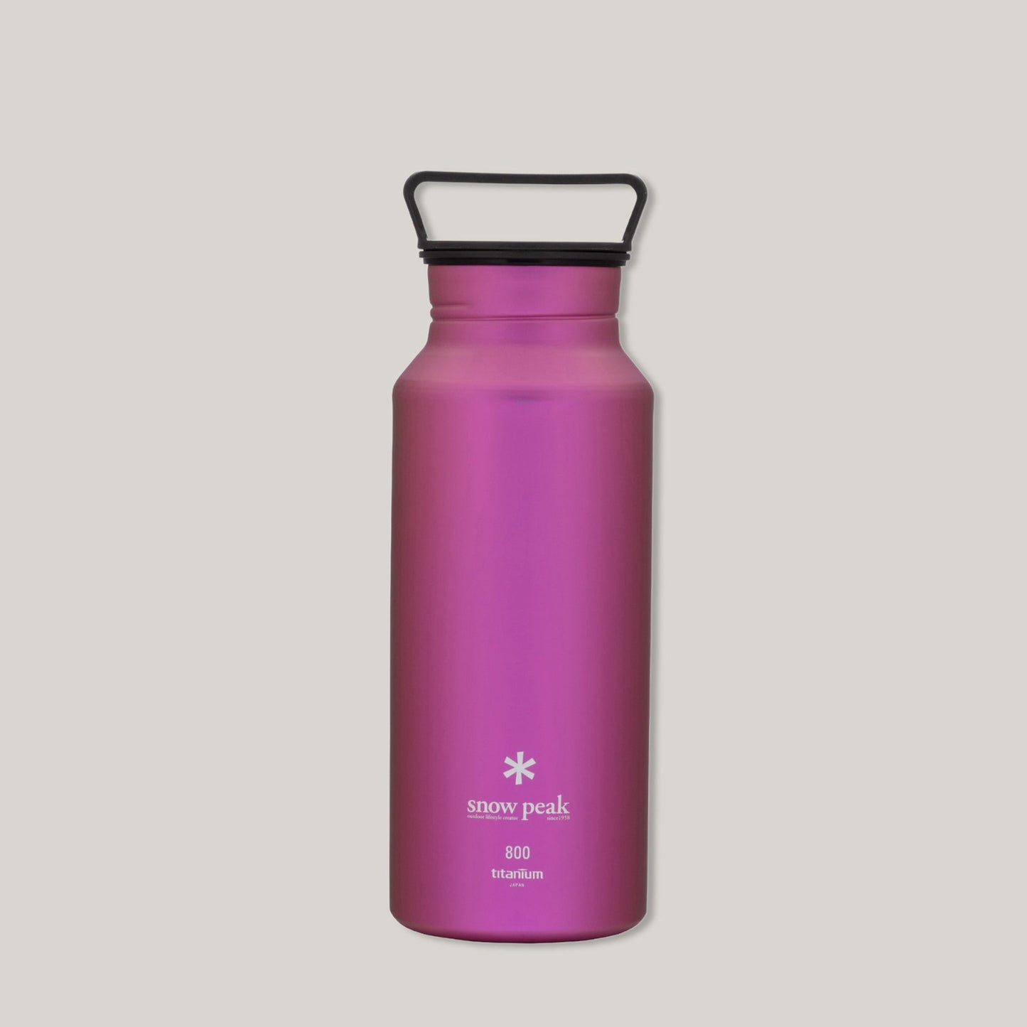 SNOW PEAK TITANIUM AURORA BOTTLE 800ML - PINK