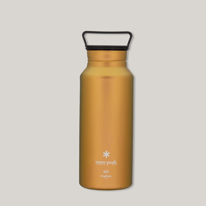 SNOW PEAK TITANIUM AURORA BOTTLE 800ML - YELLOW