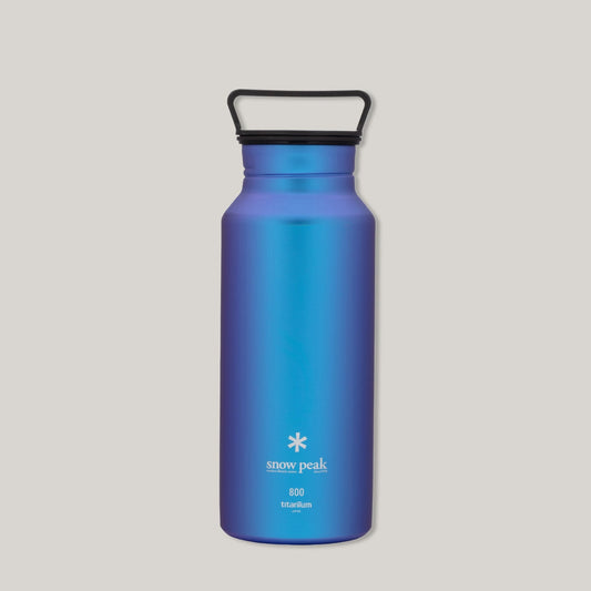 SNOW PEAK TITANIUM AURORA BOTTLE 800ML - BLUE