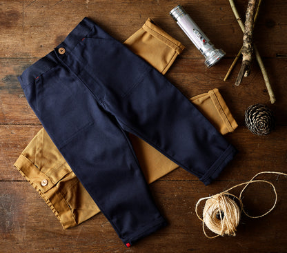 MONTY & CO. UTILITY TROUSER - NAVY