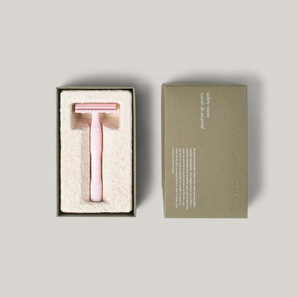 WELL KEPT SAFETY RAZOR - DUSTY ROSE