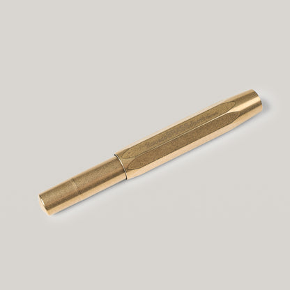 KAWECO BRASS SPORT FOUNTAIN PEN - MEDIUM