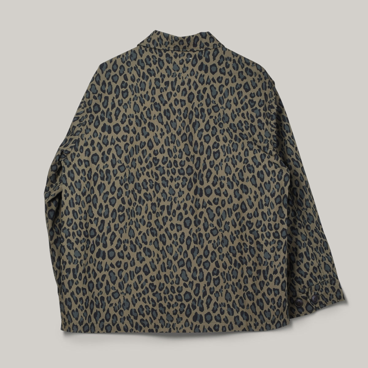 GIRLS OF DUST COACH JACKET - KHAKI CHEETA COTTON