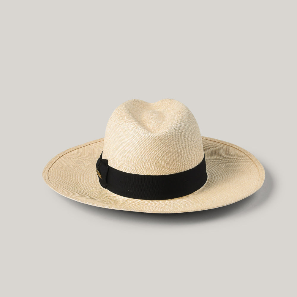 STETSON DESTINY STRAW FEDORA - NATURAL