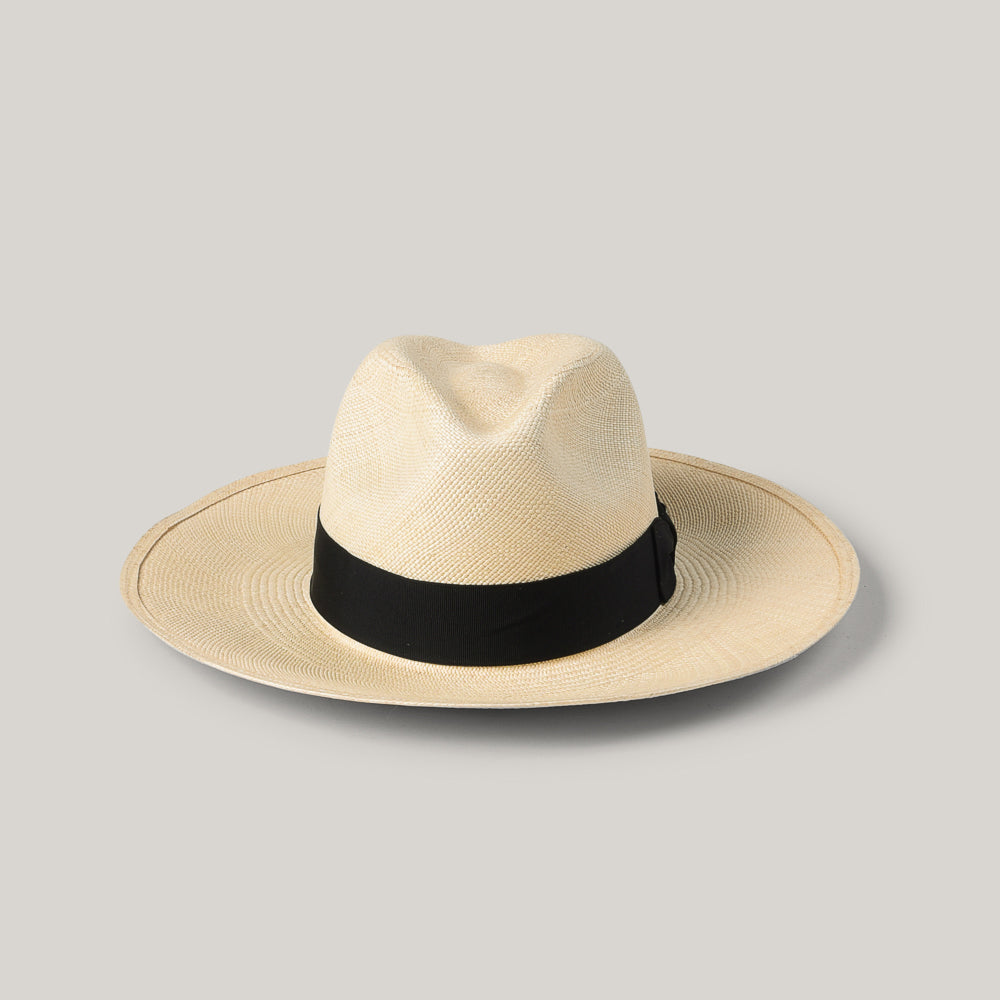 STETSON DESTINY STRAW FEDORA - NATURAL