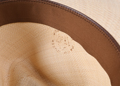 STETSON DESTINY STRAW FEDORA - NATURAL